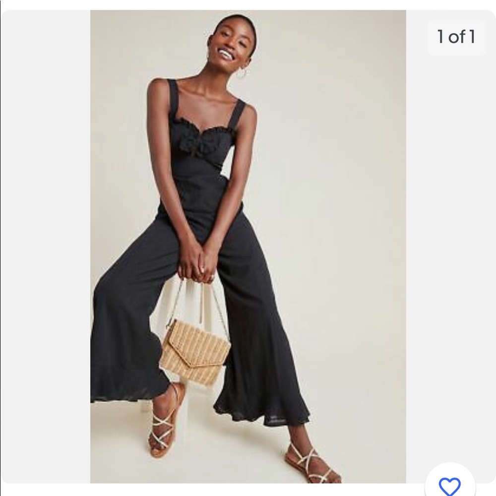 Anthropologie - Aryessa Bow-tie Jumpsuit - Size 2